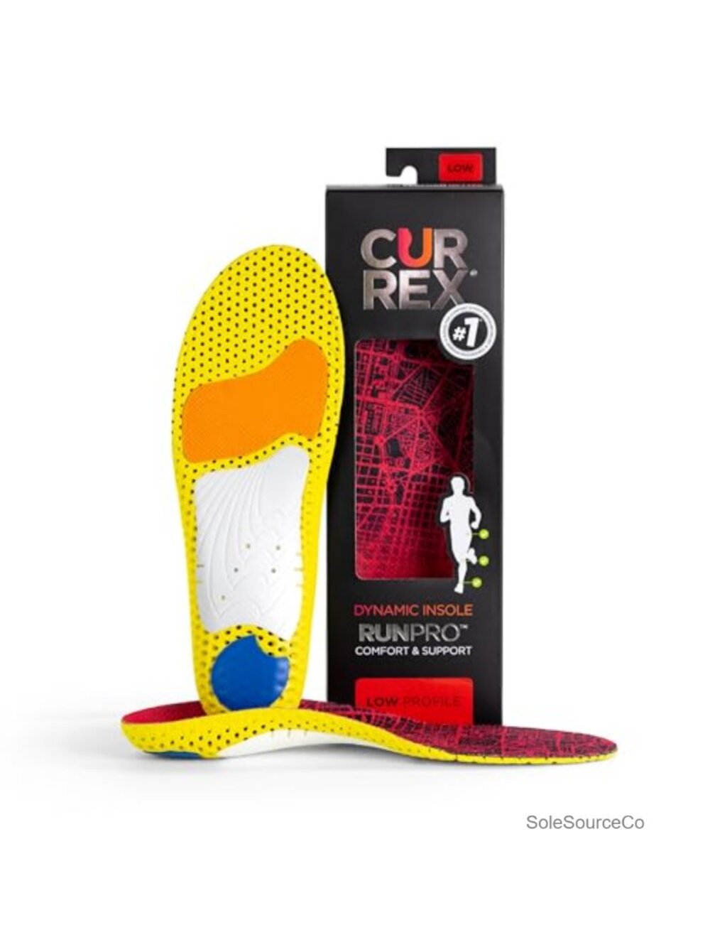 RunPro Arch Support Insoles for Running, Low Arch, Medium